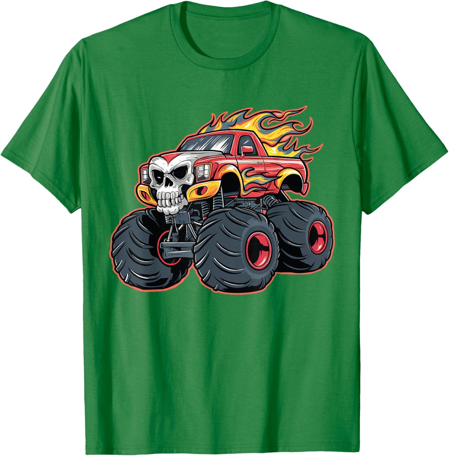 Monster Truck for toddlers Youth & Adults T-Shirt - T-Shirt | Irish Green