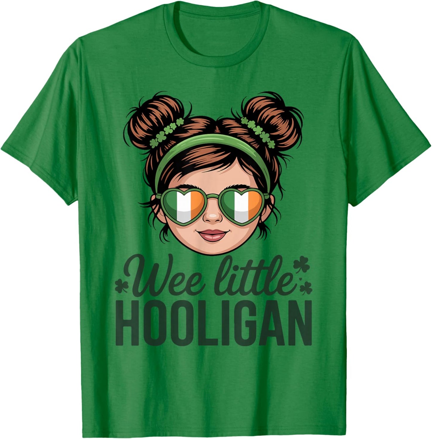 Wee Little Hooligan Baby Toddler St Patricks Day Irish Boy T-Shirt - T-Shirt | Irish Green