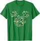 Disney Mickey Mouse St. Patrick's Day Lucky Icons Face Shape T-Shirt - T-Shirt | Irish Green