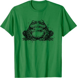 Japan Frog Funny Art Tradition Frog Japanese Calligraphy T-Shirt - T-Shirt | Irish Green