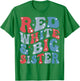 Red White and Big Sister Gender Reveal Family Matching T-Shirt - T-Shirt | Irish Green