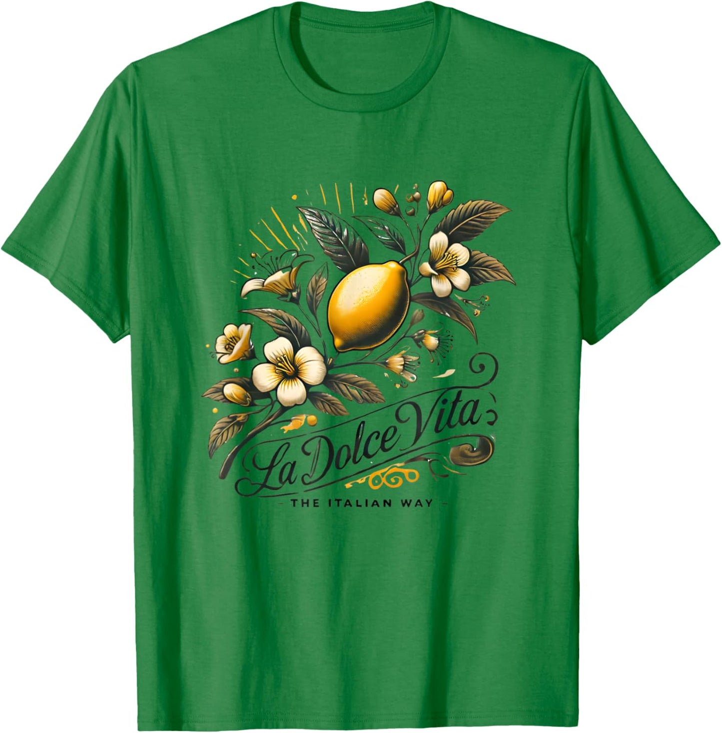 La Dolce Vita Team Limoncello Italy Amalfi Lemon Spritz , white, S T-Shirt - T-Shirt | Irish Green