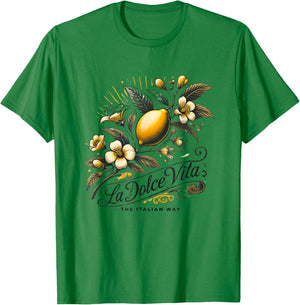 La Dolce Vita Team Limoncello Italy Amalfi Lemon Spritz , white, S T-Shirt - T-Shirt | Irish Green