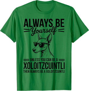 Be A Xoloitzcuintli Dog Funny Xoloitzcuintli T-Shirt - T-Shirt | Irish Green