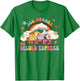 All Aboard The Delulu Express Funny Train Vintage T-Shirt - T-Shirt | Irish Green