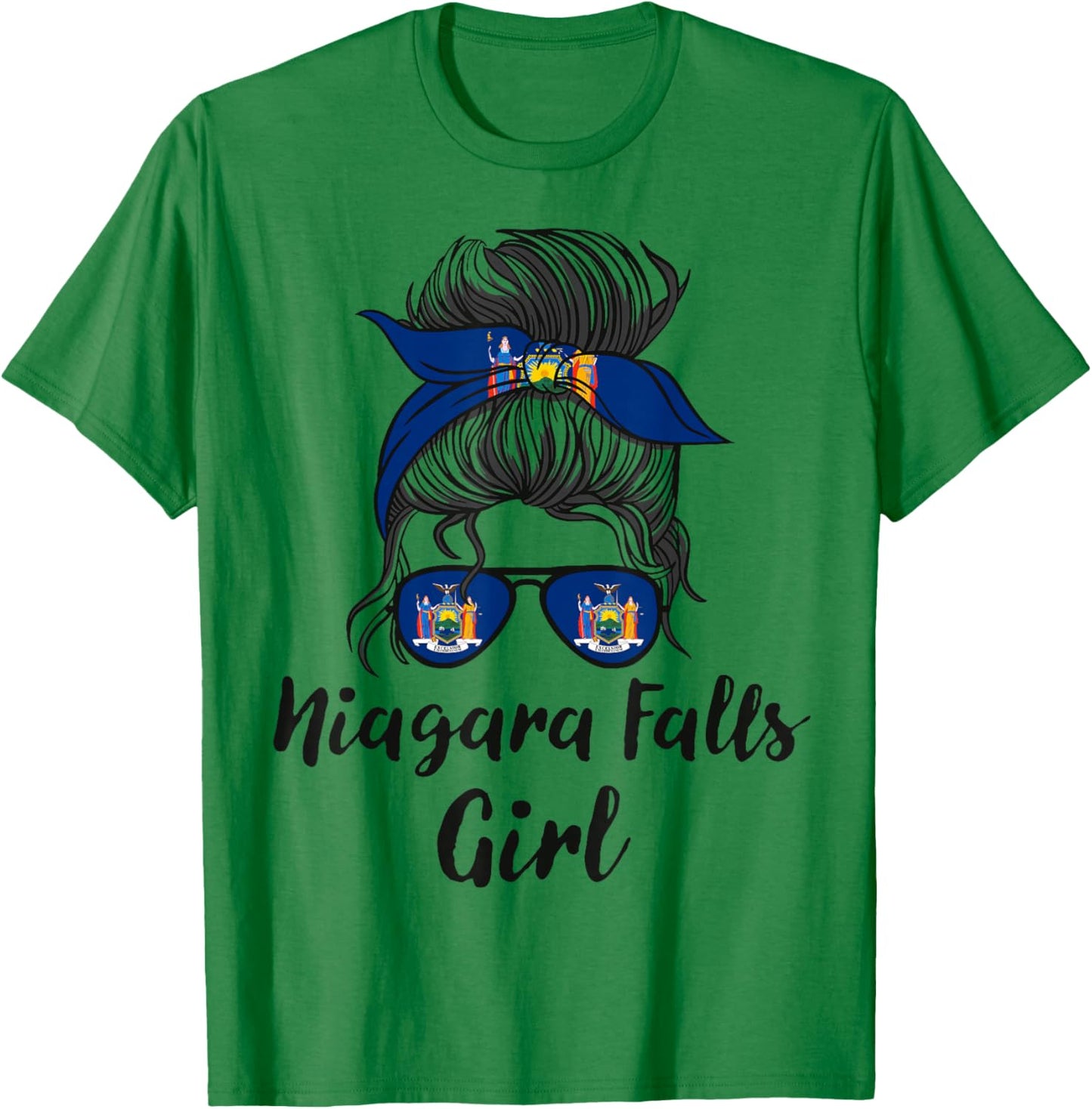 Niagara Falls New York Women Girl T-Shirt - T-Shirt | Irish Green