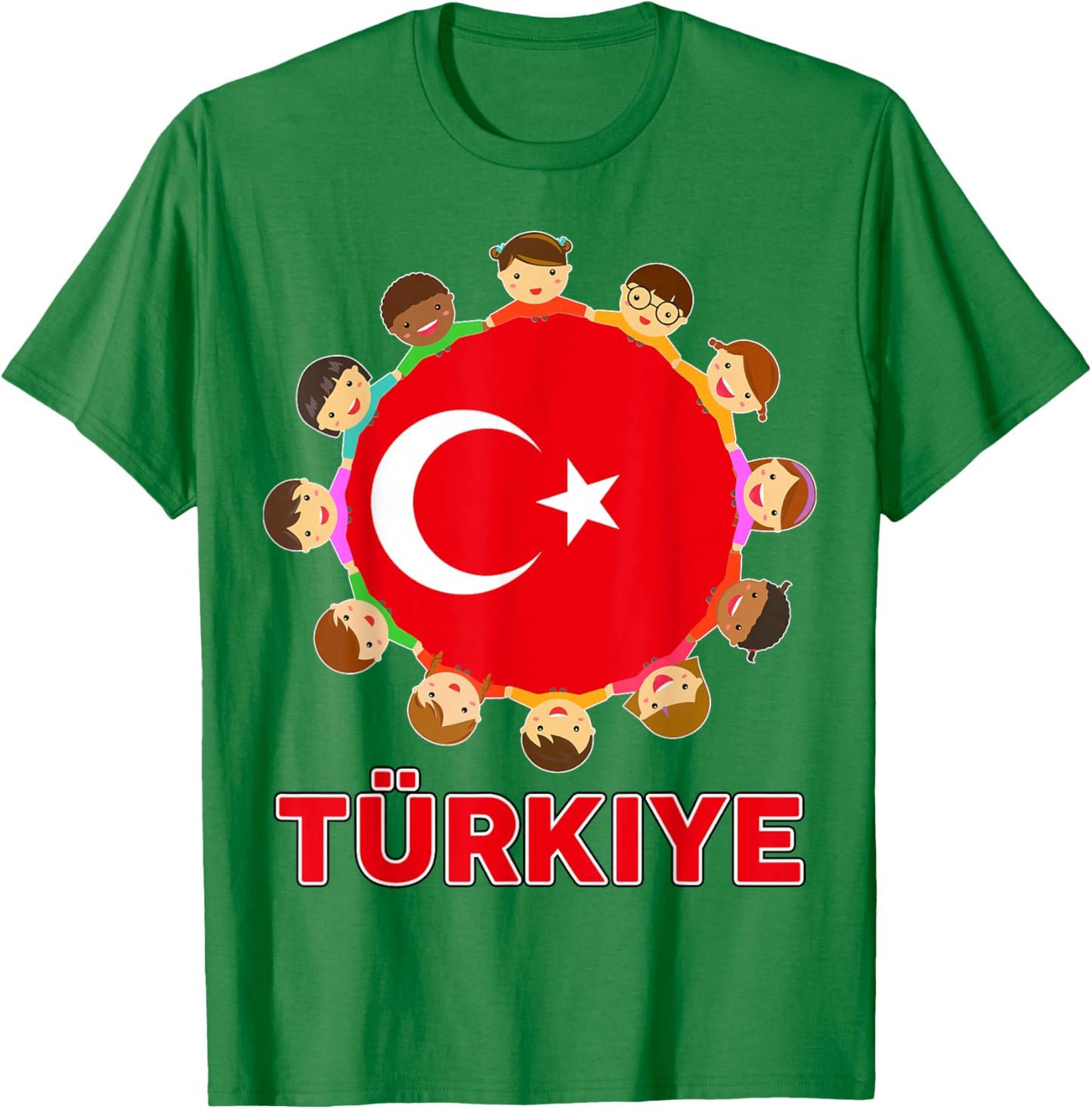 Toddler Turkish-Shirt Flag Turkiye Turkey Kids Men Women Boy T-Shirt - T-Shirt | Irish Green
