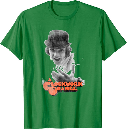 A Clockwork Orange Photo Alex T-Shirt - T-Shirt | Irish Green
