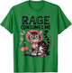 Rage Consumes Me Funny Cat Meme T-Shirt - T-Shirt | Irish Green