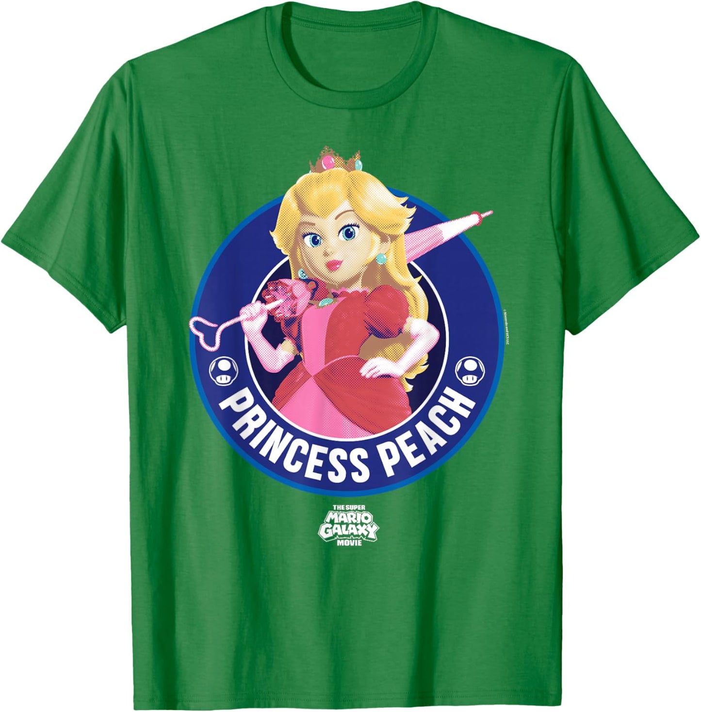 The Super Mario Galaxy Movie Peach Galactic Princess T-Shirt - T-Shirt | Irish Green