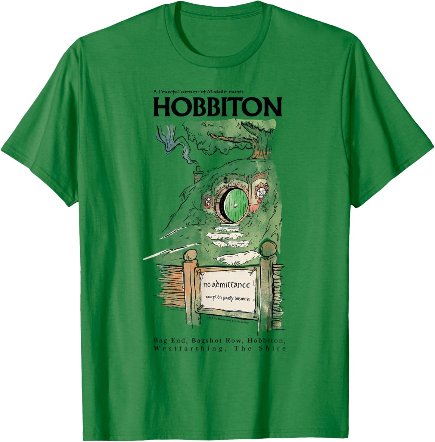 The Lord of the Rings A Peaceful Corner of Middle Earth T-Shirt - T-Shirt | Irish Green
