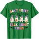 Don't Ghost Your Feeling Talk About Them Counselor Halloween T-Shirt - T-Shirt | Irish Green