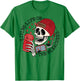 Living Life On the Bleachers Skeleton Mom Coffee Hockey Mama T-Shirt - T-Shirt | Irish Green