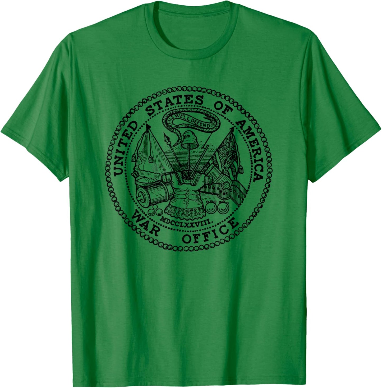 United States of America War Office - War Department T-Shirt - T-Shirt | Irish Green