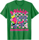 Rolling Into Kindergarten Girl Roller Skate Toddler Kids T-Shirt - T-Shirt | Irish Green
