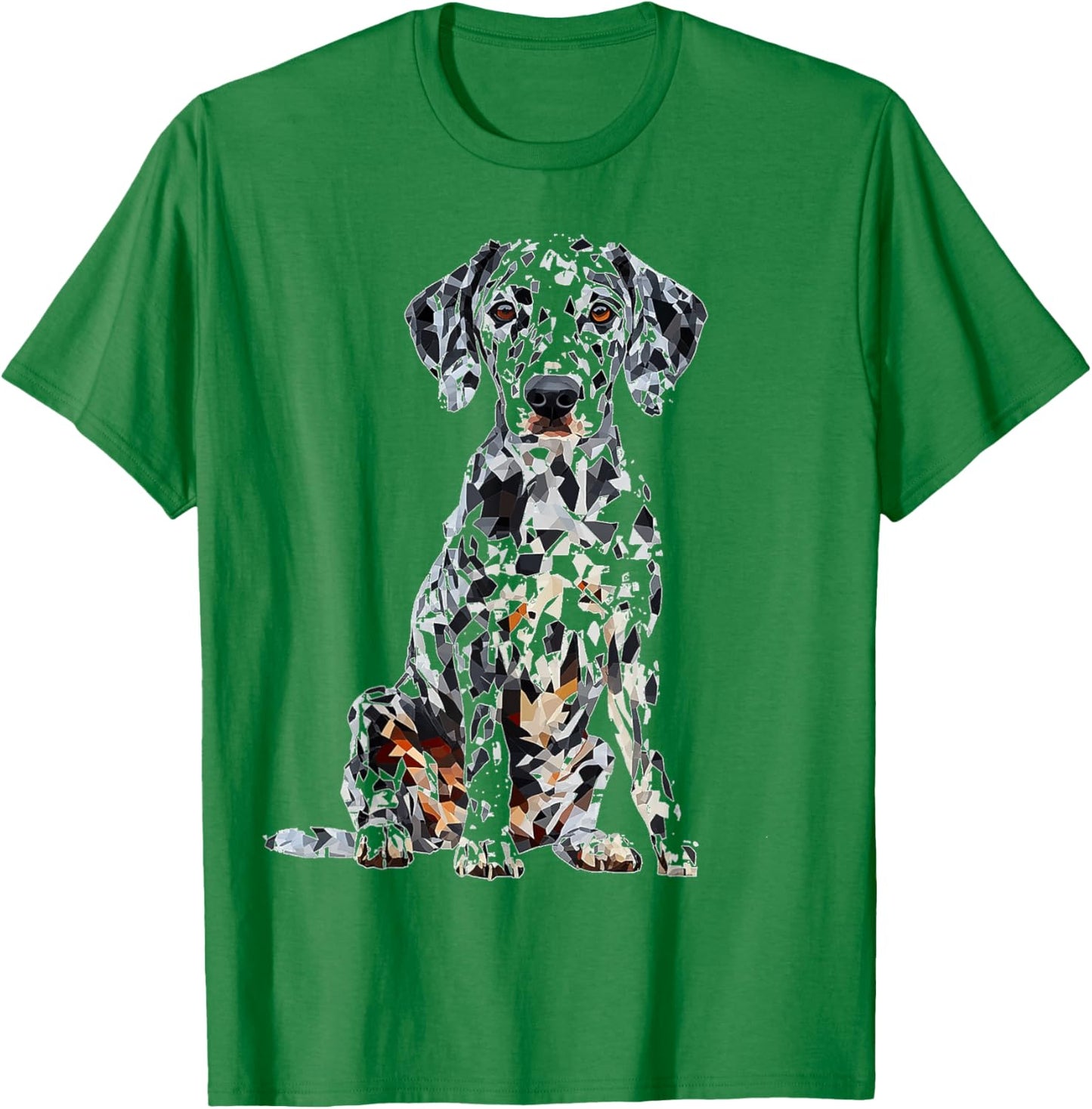 Dalmatian Dog Motif Pet Illustration Dalmatian Women Kids T-Shirt - T-Shirt | Irish Green