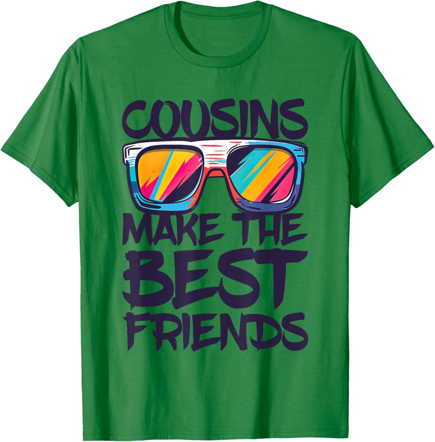 Cousins Make The Best Friends Shirt Boy Girl Cousin Crew T-Shirt - T-Shirt | Irish Green