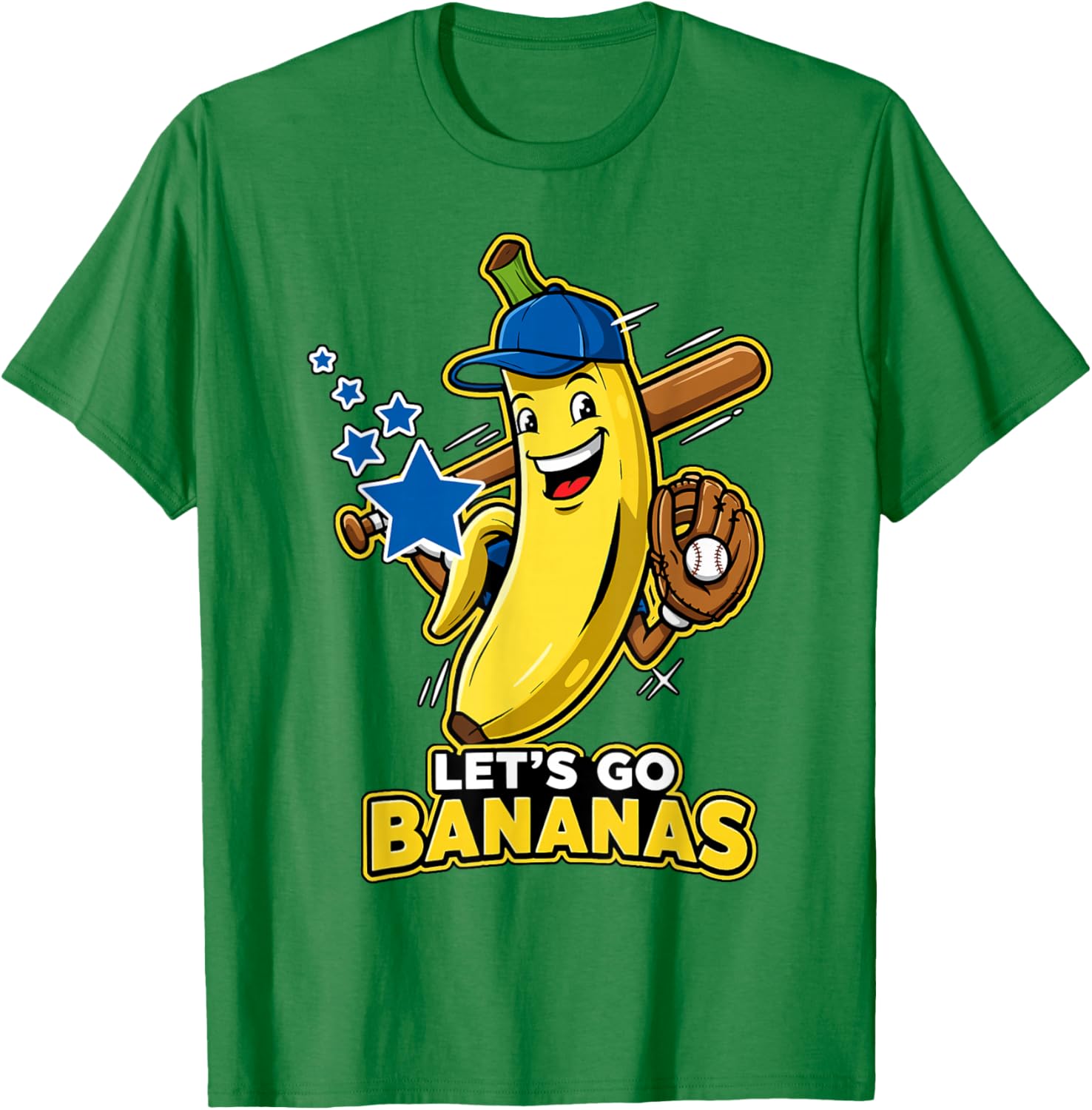 Funny Banana Shirts Gift Fruit Lovers Boys Lets Go Bananas T-Shirt - T-Shirt | Irish Green