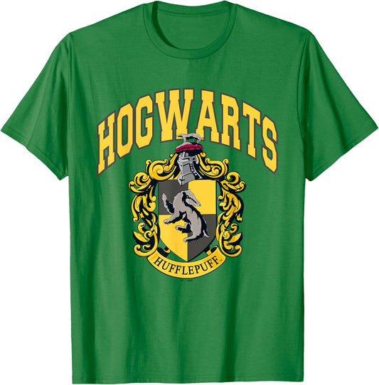 Harry Potter Hogwarts Hufflepuff T-Shirt - T-Shirt | Irish Green