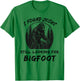 I Found Jesus Still Looking for Bigfoot Funny Found Jesus T-Shirt - T-Shirt | Irish Green