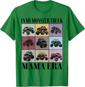 In My Monster Truck Mama Era Monster Truck Mom T-Shirt - T-Shirt | Irish Green