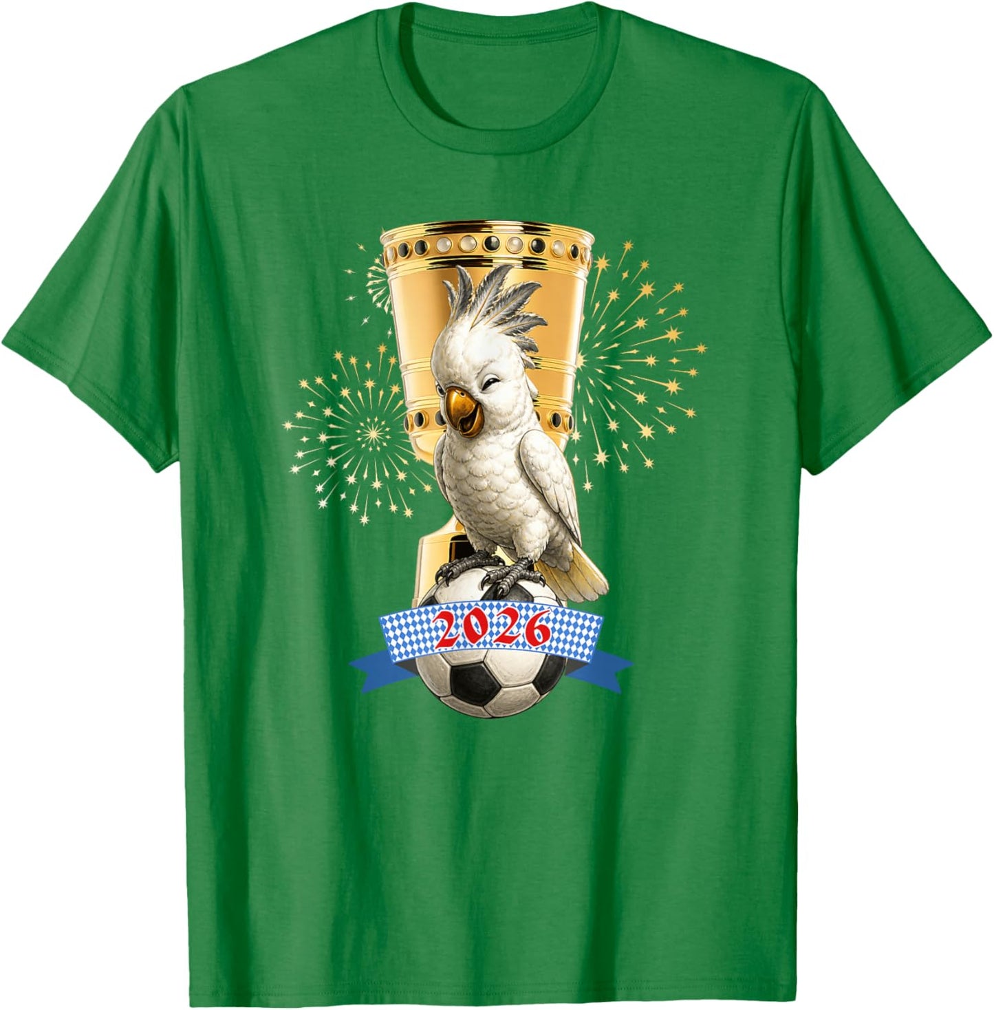 Kakadu für Fans von süßen Maskottchen T-Shirt - T-Shirt | Irish Green