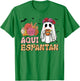 Aqui Espantan Spanish Halloween Mexican Conchas Ghost Women T-Shirt - T-Shirt | Irish Green