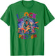 Awesome I ROCK THE SPECTRUM Autism Dad Peace Love T-Shirt - T-Shirt | Irish Green