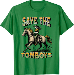 Save The Tomboys T-Shirt - T-Shirt | Irish Green