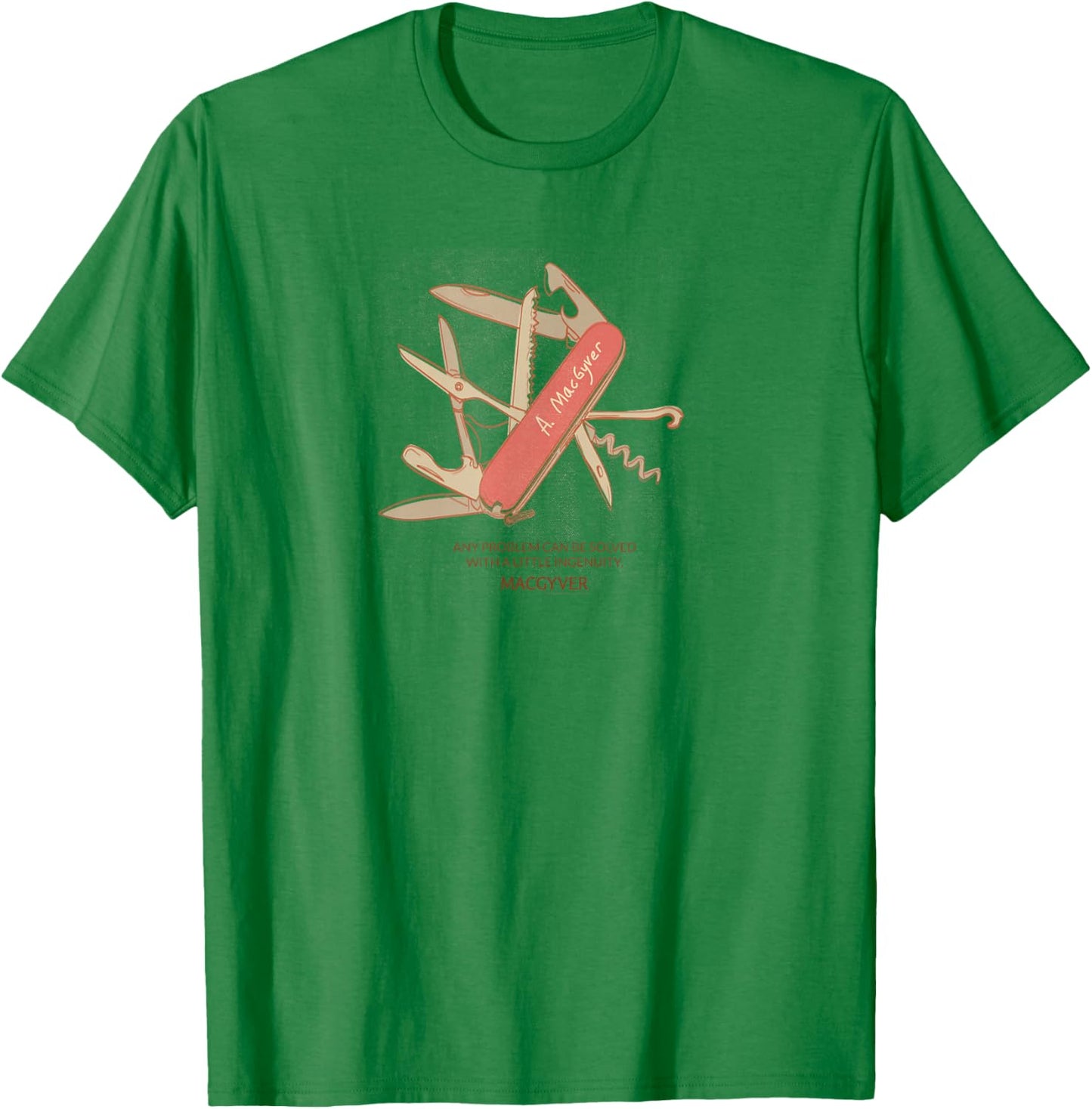 MacGyver Original Series , white, S T-Shirt - T-Shirt | Irish Green
