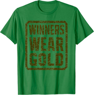 Retro Winners WEAR Gold Team Tournament War Game Day T-Shirt - T-Shirt | Irish Green