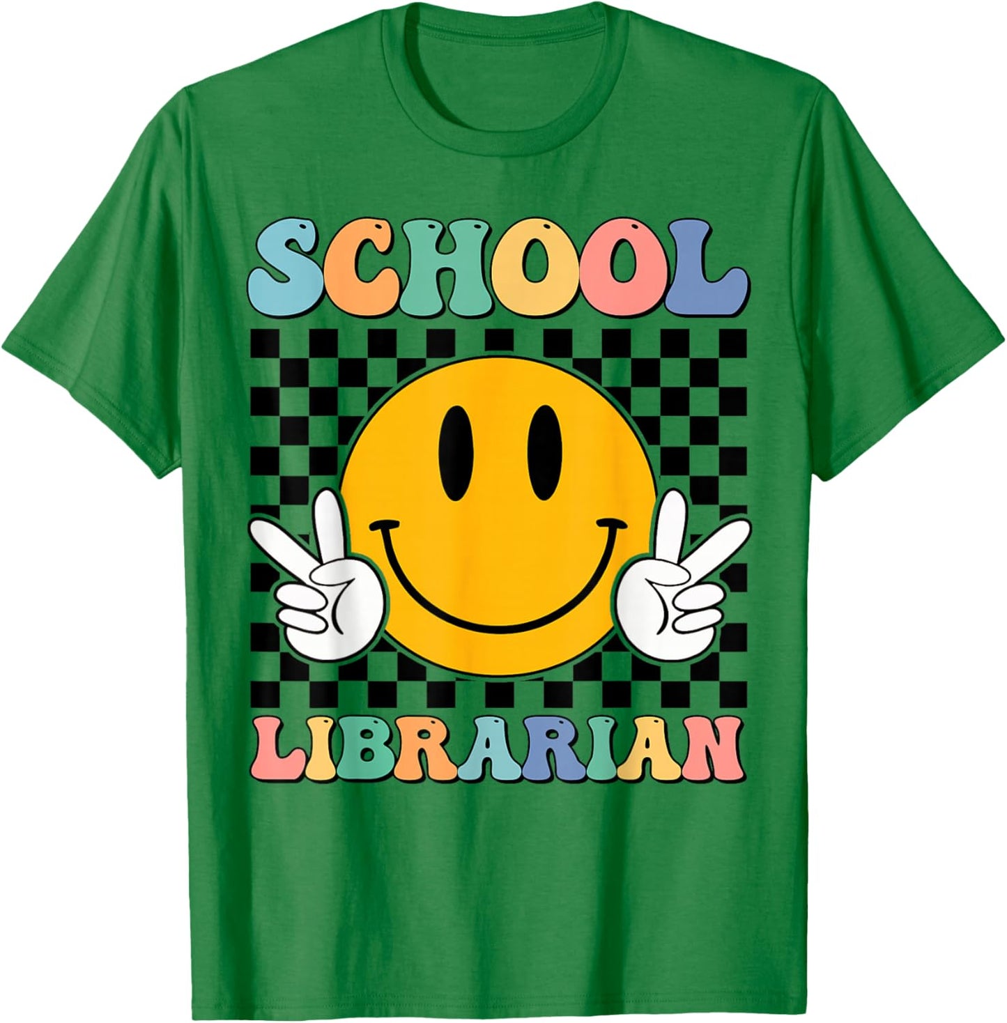 School Librarian Shirt Men Women School Library Book Lover T-Shirt - T-Shirt | Irish Green