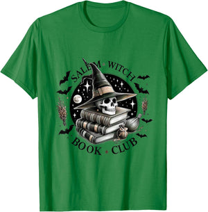 Salem Witch Book Club Halloween Party Costume Girl T-Shirt - T-Shirt | Irish Green