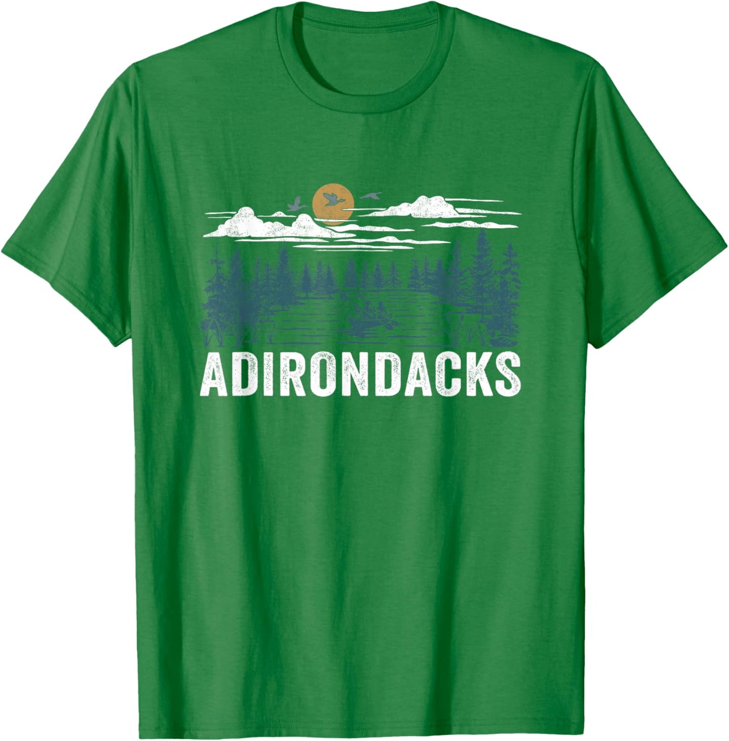 Adirondacks New York T-Shirt - T-Shirt | Irish Green