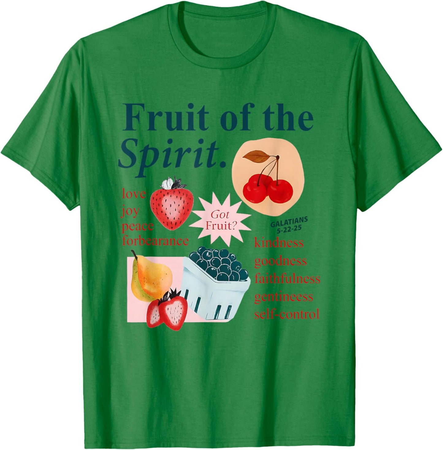 Fruit of The Spirit Women T-Shirt - T-Shirt | Irish Green