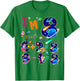 Maths 8th Birthday Space Idea For Kids & 8 Year Old Numbers T-Shirt - T-Shirt | Irish Green