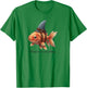 Mindset is Everything Motivierender Hai-Goldfisch T-Shirt - T-Shirt | Irish Green