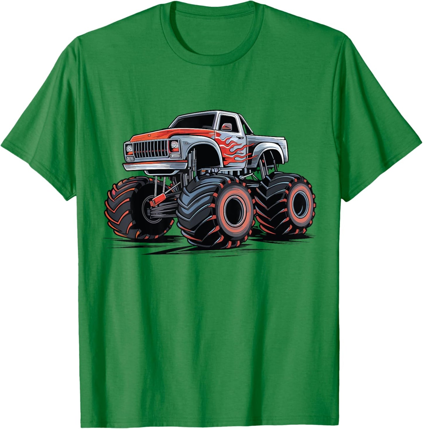 Monster Truck for toddlers Youth & Adults T-Shirt - T-Shirt | Irish Green