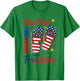 Flip Flops Fireworks Freedom USA Flag Summer 4th of July T-Shirt - T-Shirt | Irish Green