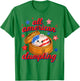 Kids Cute Striped All American Dumpling 4th of July Girls T-Shirt - T-Shirt | Irish Green