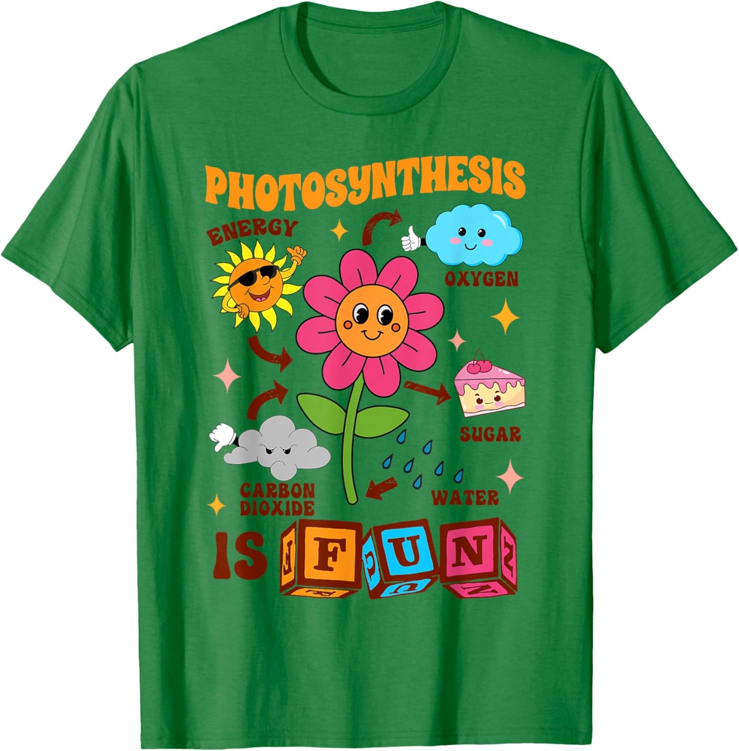 Science Lover Nature Outdoor Teacher Photosynthesis Is Fun Women T-Shirt - T-Shirt | Irish Green