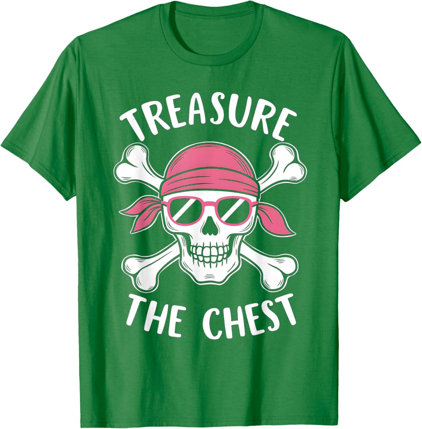 Treasure The Chest Breast Cancer Awareness Men Women Kids T-Shirt - T-Shirt | Irish Green
