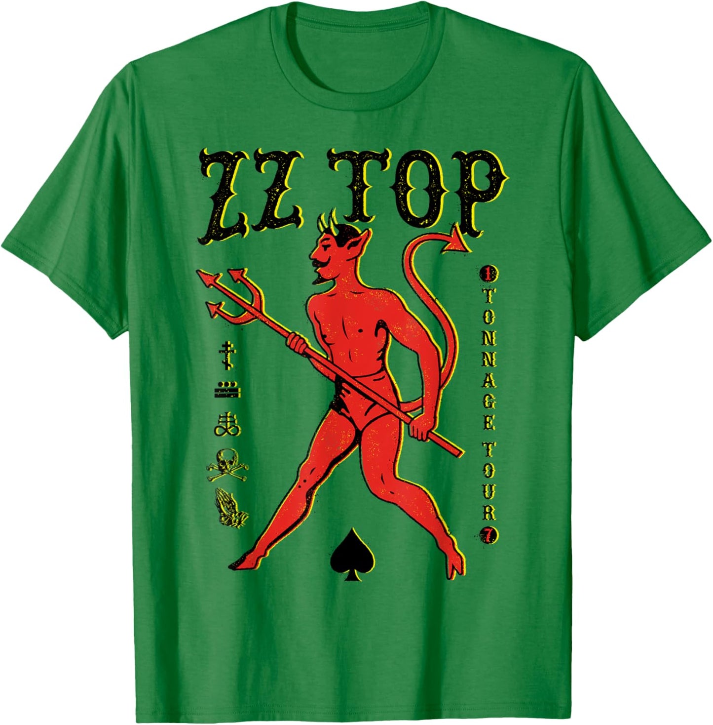 ZZ Top El Diablo T-Shirt - T-Shirt | Irish Green