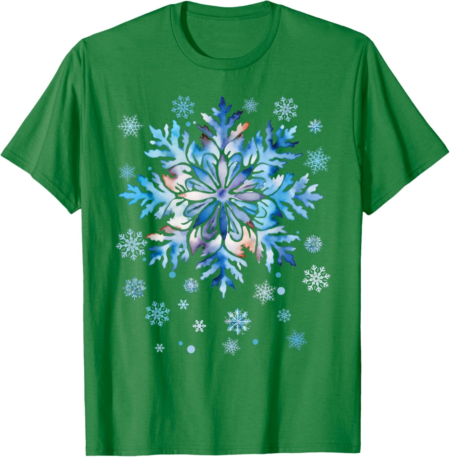 Snowflake Costume Winter Christmas Suitable Children Adults T-Shirt - T-Shirt | Irish Green