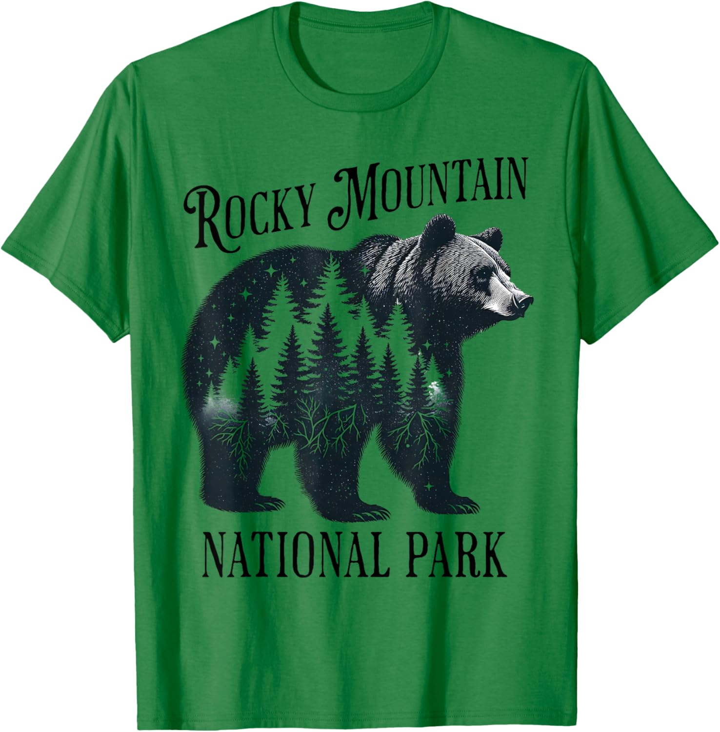 Rocky Mountain National Park T-Shirt - T-Shirt | Irish Green