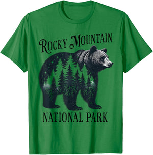 Rocky Mountain National Park T-Shirt - T-Shirt | Irish Green