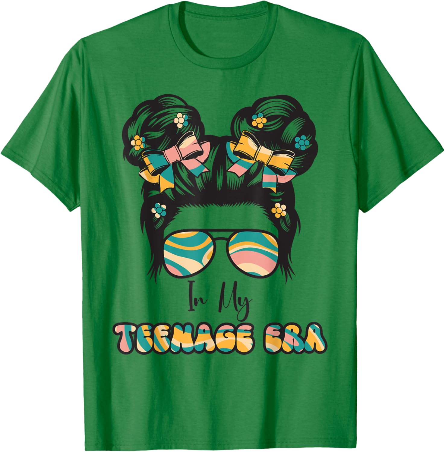 In My Teenage Era - 13th Birthday T-Shirt - T-Shirt | Irish Green