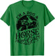 I'm A Dog & Horse Kind Of Girl, Horse Riding Equestrian T-Shirt - T-Shirt | Irish Green
