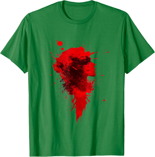 Halloween Fake Blood T-Shirt - T-Shirt | Irish Green