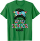 Messy Bun Tie Dye Proud Aunt Of A Class Of 2025 Senior T-Shirt - T-Shirt | Irish Green
